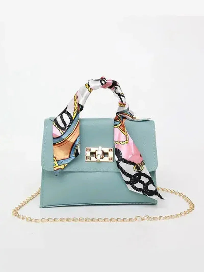 Women’S Crossbody Handbag Faux Leather Chain Strap Spring Shoulder Bag