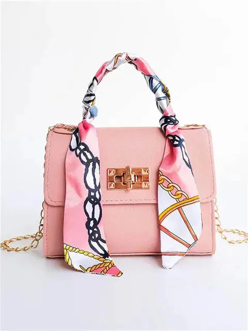 Women’S Crossbody Handbag Faux Leather Chain Strap Spring Shoulder Bag