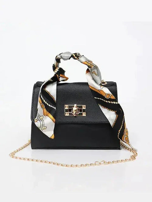 Women’S Crossbody Handbag Faux Leather Chain Strap Spring Shoulder Bag
